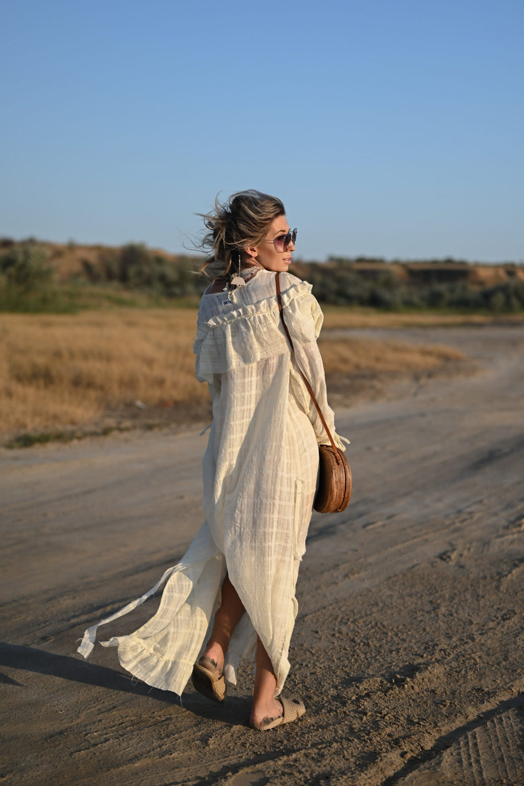 Mari Ruffle Dress