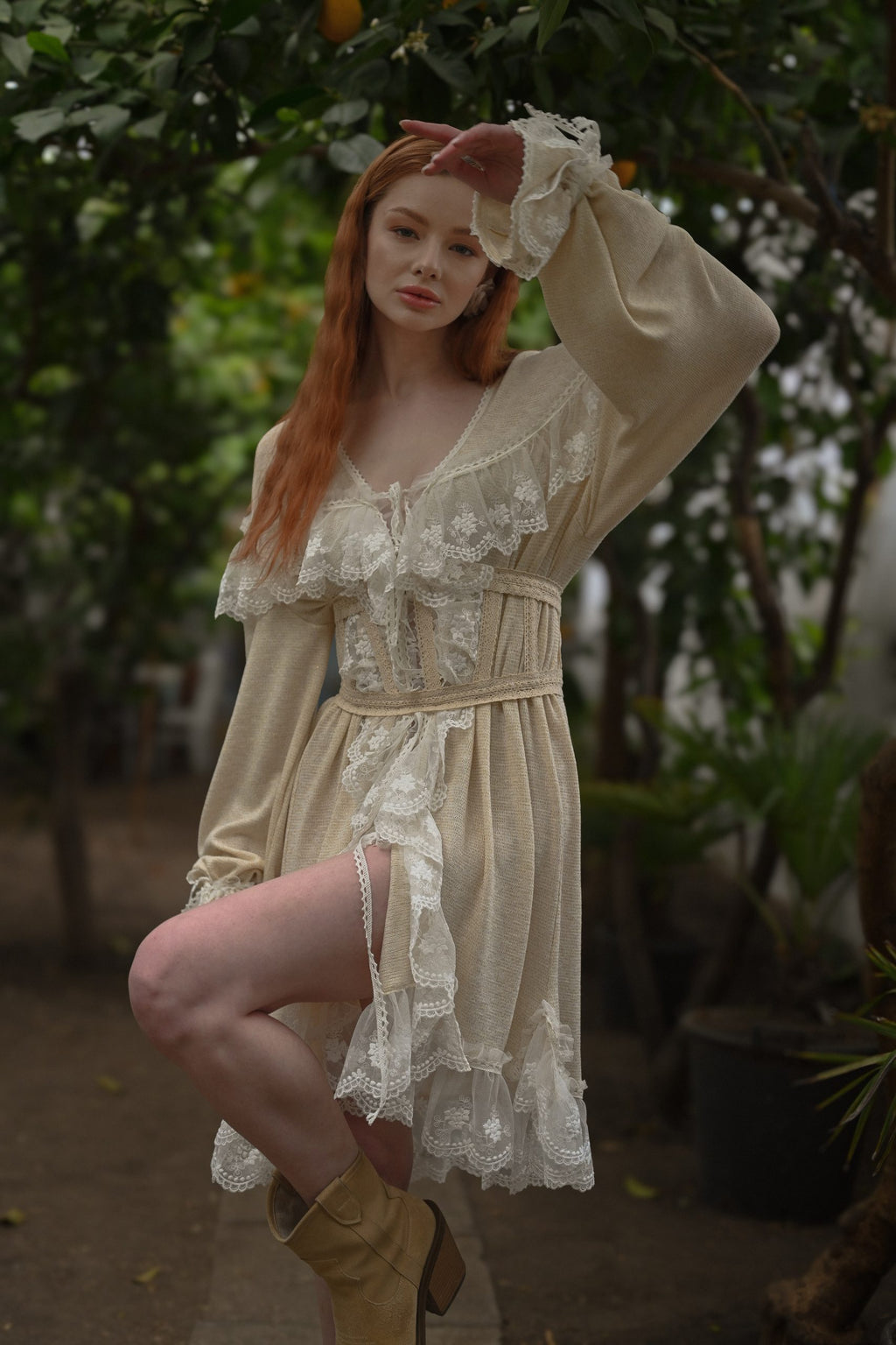 Mari Golden Ray Dress