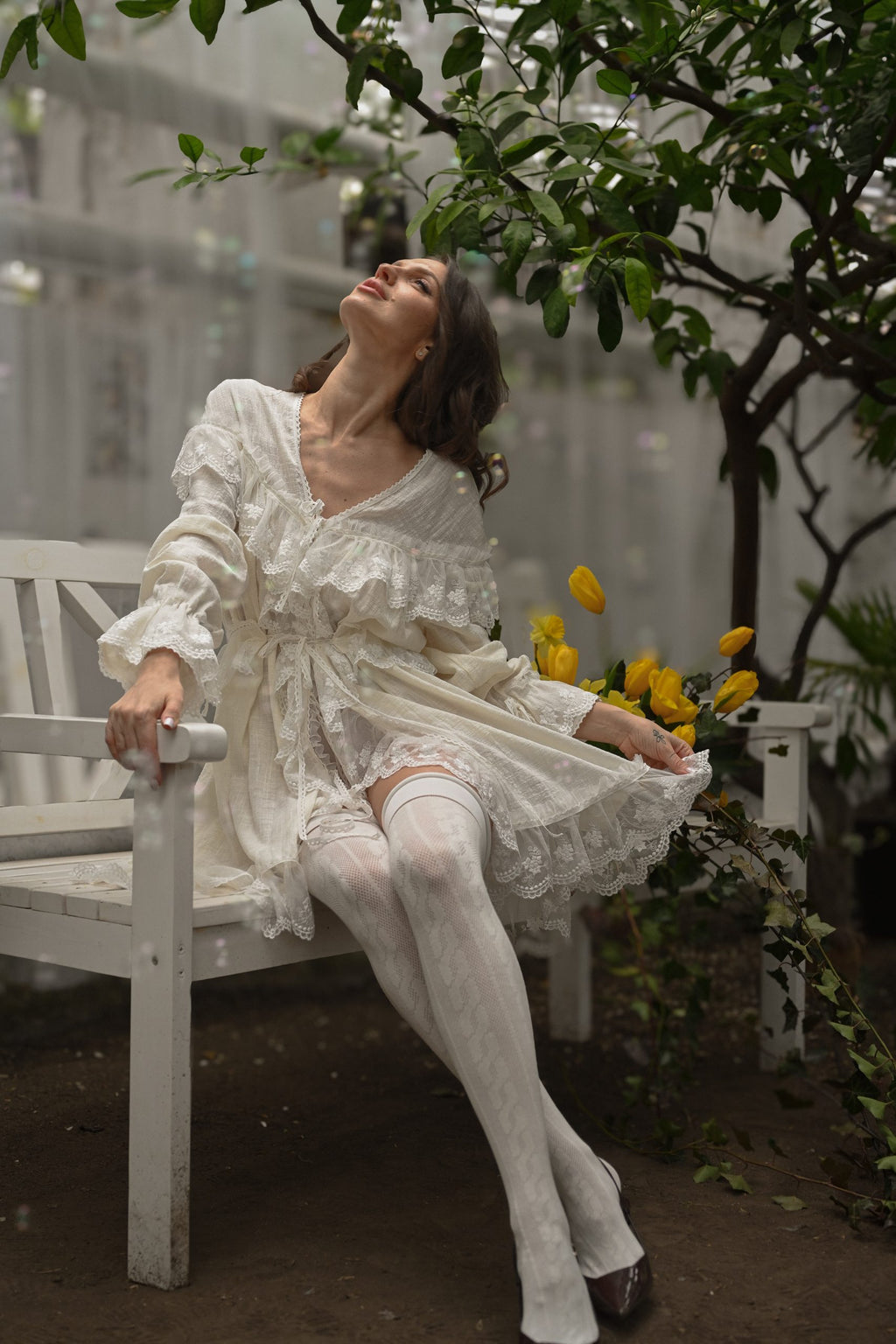 Mari Lace Cloud Dress