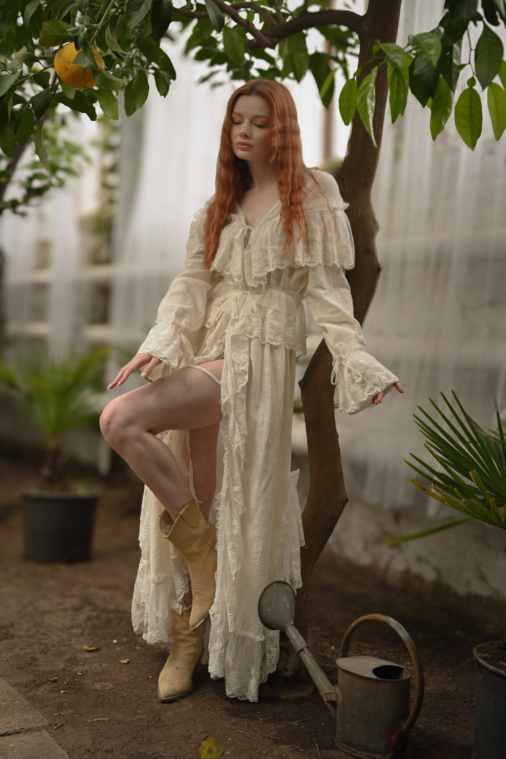 Mari Lace Cloud Dress