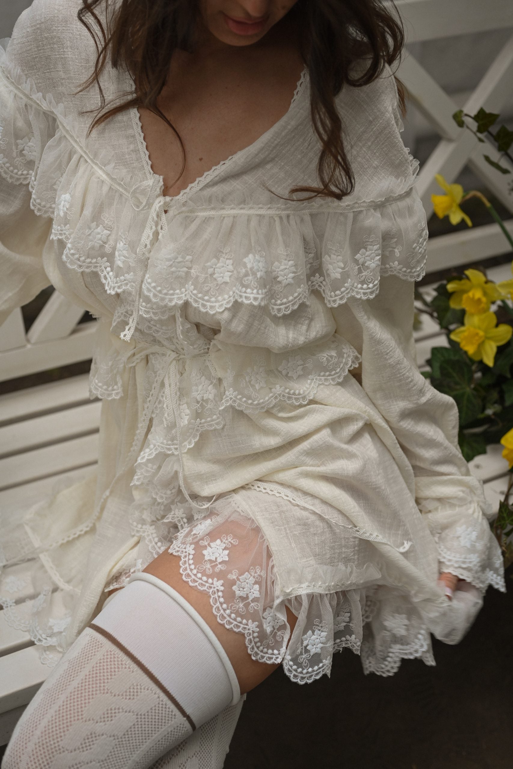 Mari Lace Cloud Dress