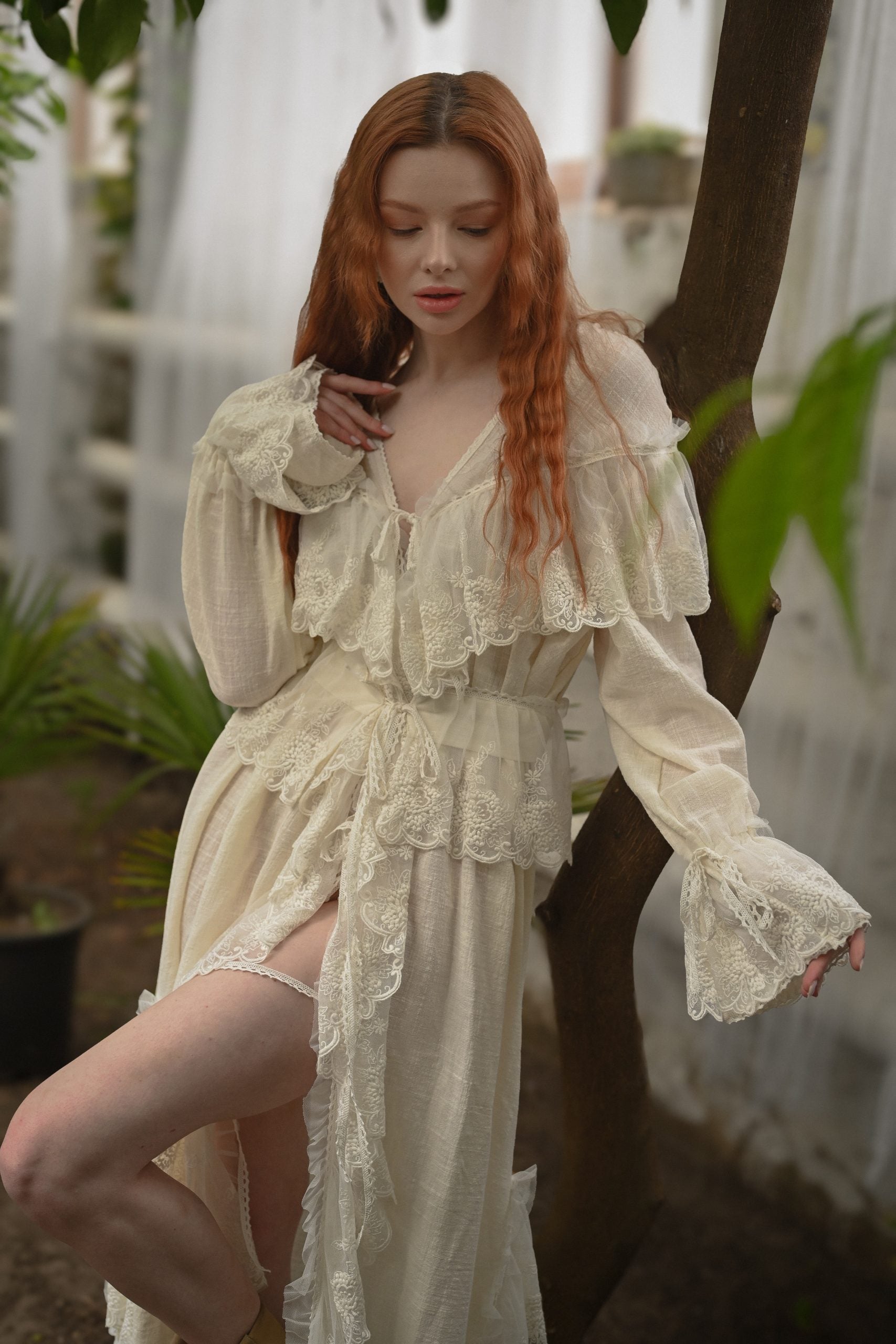 Mari Lace Cloud Dress