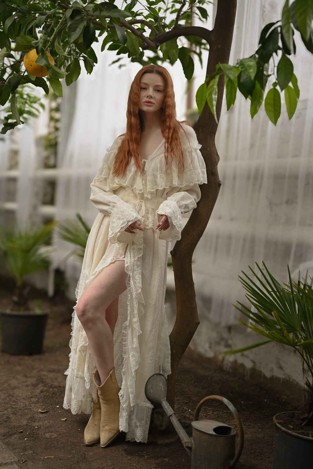 Mari Lace Cloud Dress