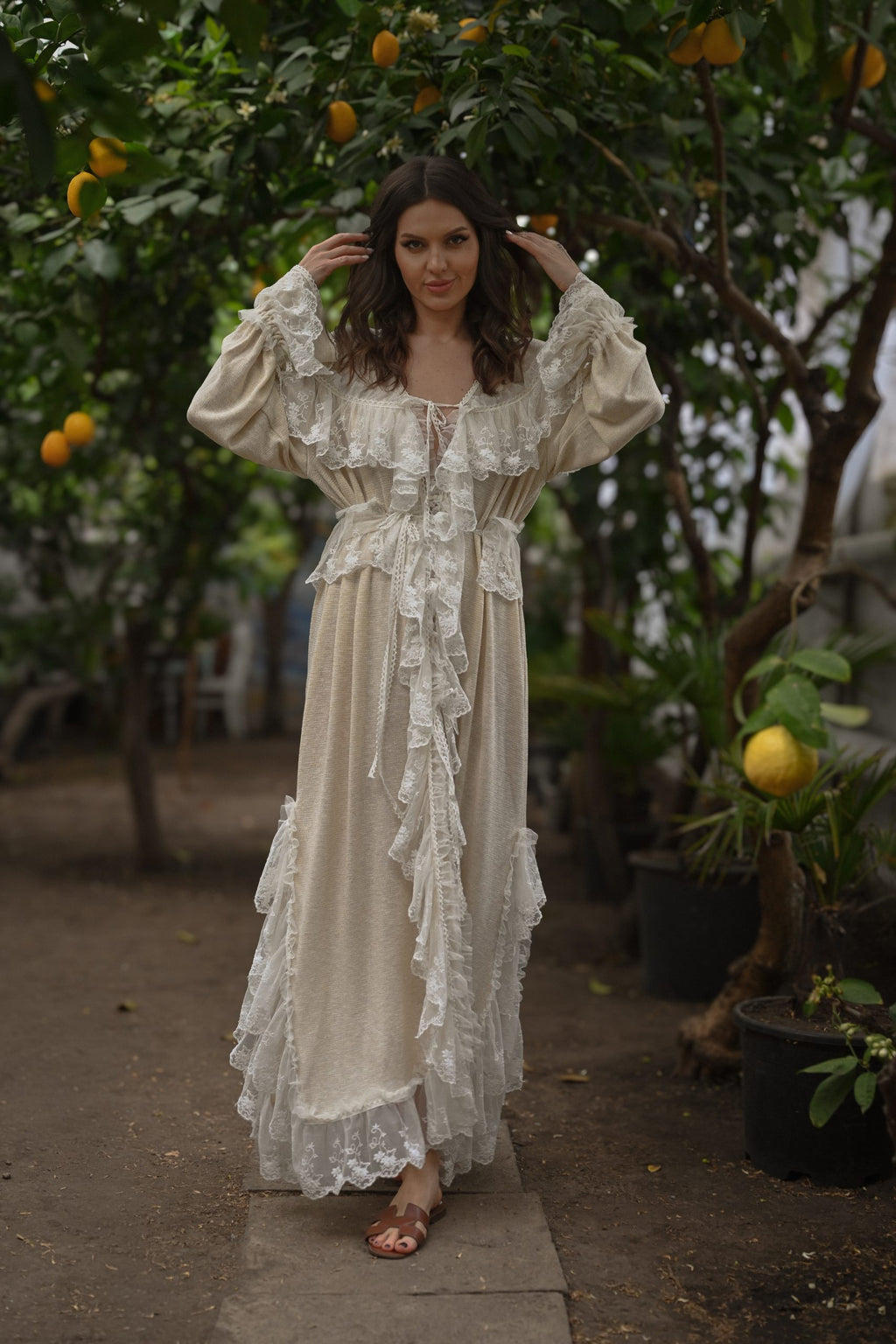Mari Golden Ray Dress