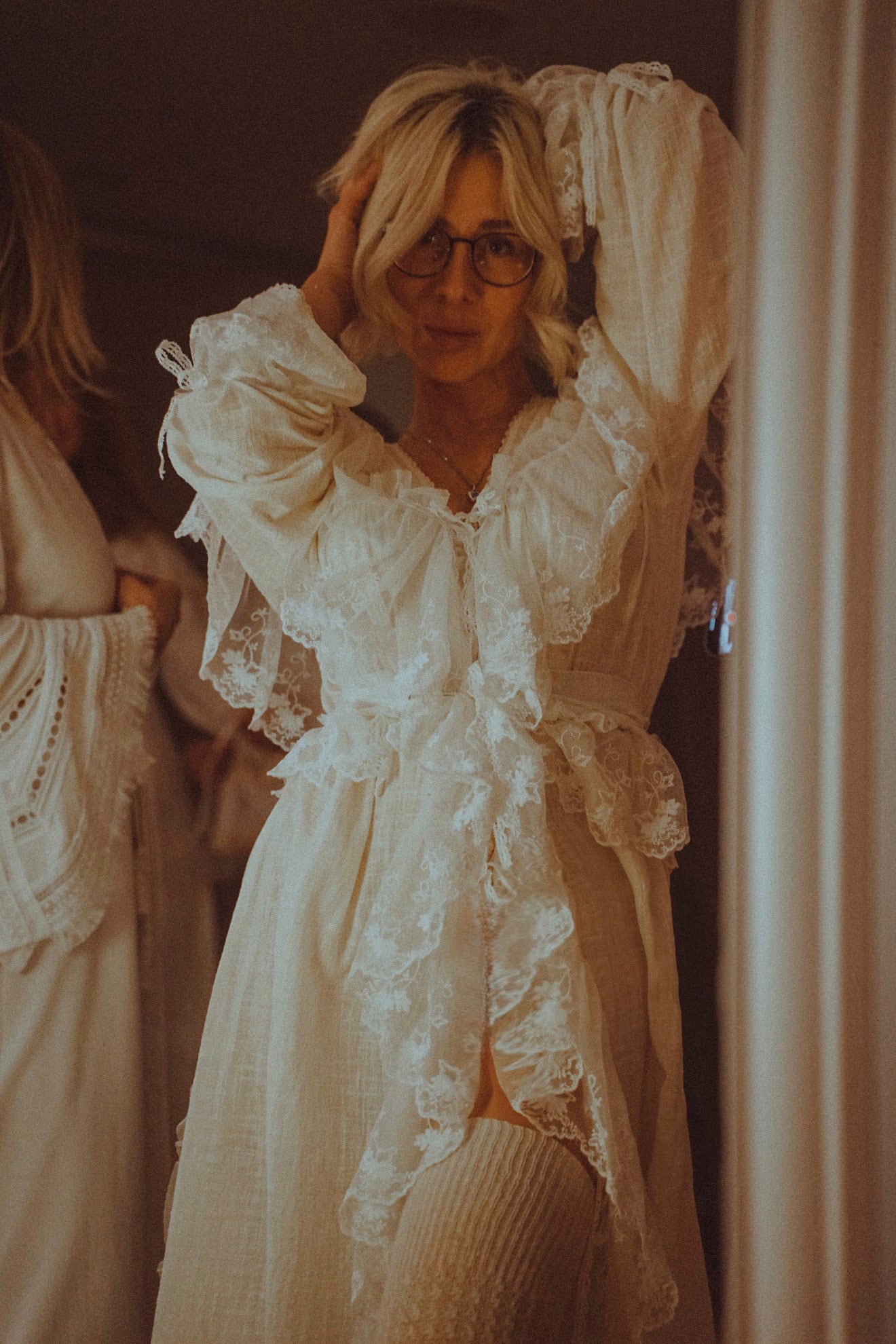 Mari Lace Cloud Dress
